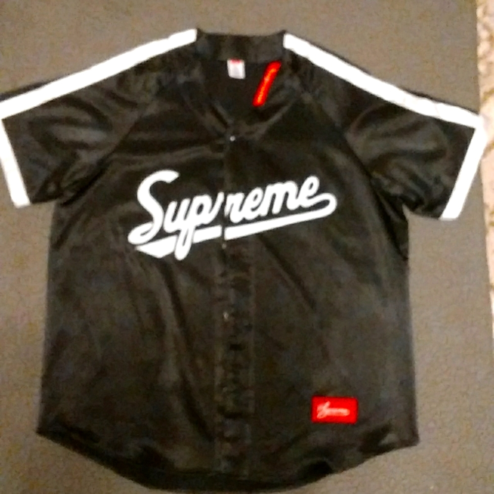 Supreme Button up Satin Jersey